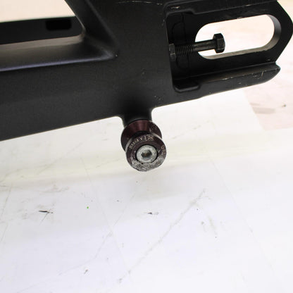 2011 - 2015 KAWASAKI NINJA ZX10R SWINGARM REAR MOUNT WHEEL RIM BACK BLACK STOCK