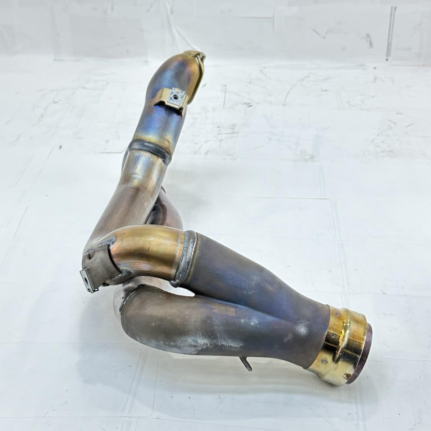 2018 - 2024 DUCATI PANIGALE V4S EXHAUST HEADER MANIFOLD PIPES SET PAIR STOCK