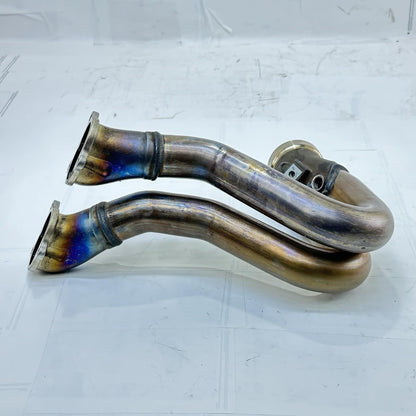 2018 - 2024 DUCATI PANIGALE V4S EXHAUST HEADER MANIFOLD PIPES SET PAIR STOCK