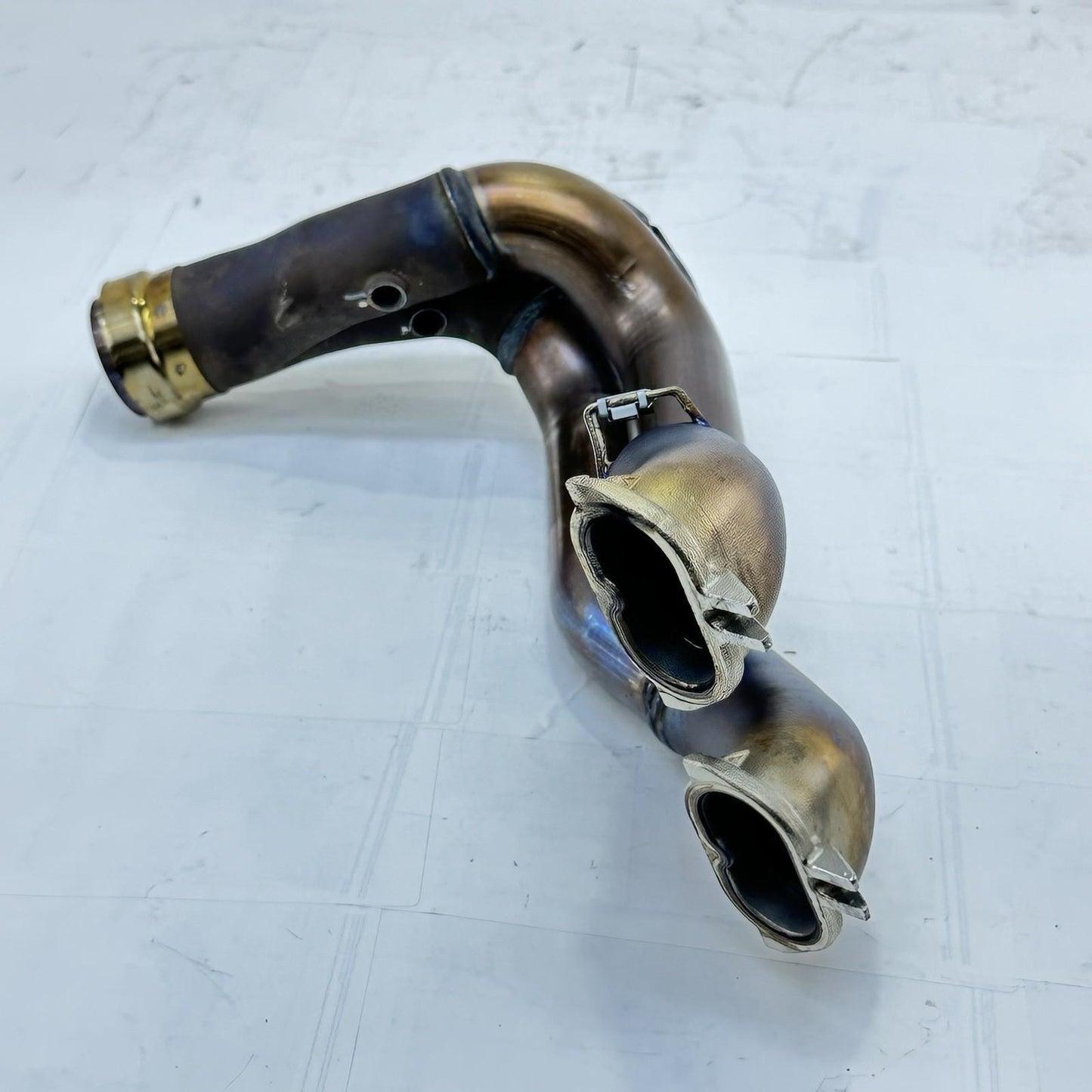 2018 - 2024 DUCATI PANIGALE V4S EXHAUST HEADER MANIFOLD PIPES SET PAIR STOCK