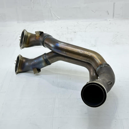 2018 - 2024 DUCATI PANIGALE V4S EXHAUST HEADER MANIFOLD PIPES SET PAIR STOCK