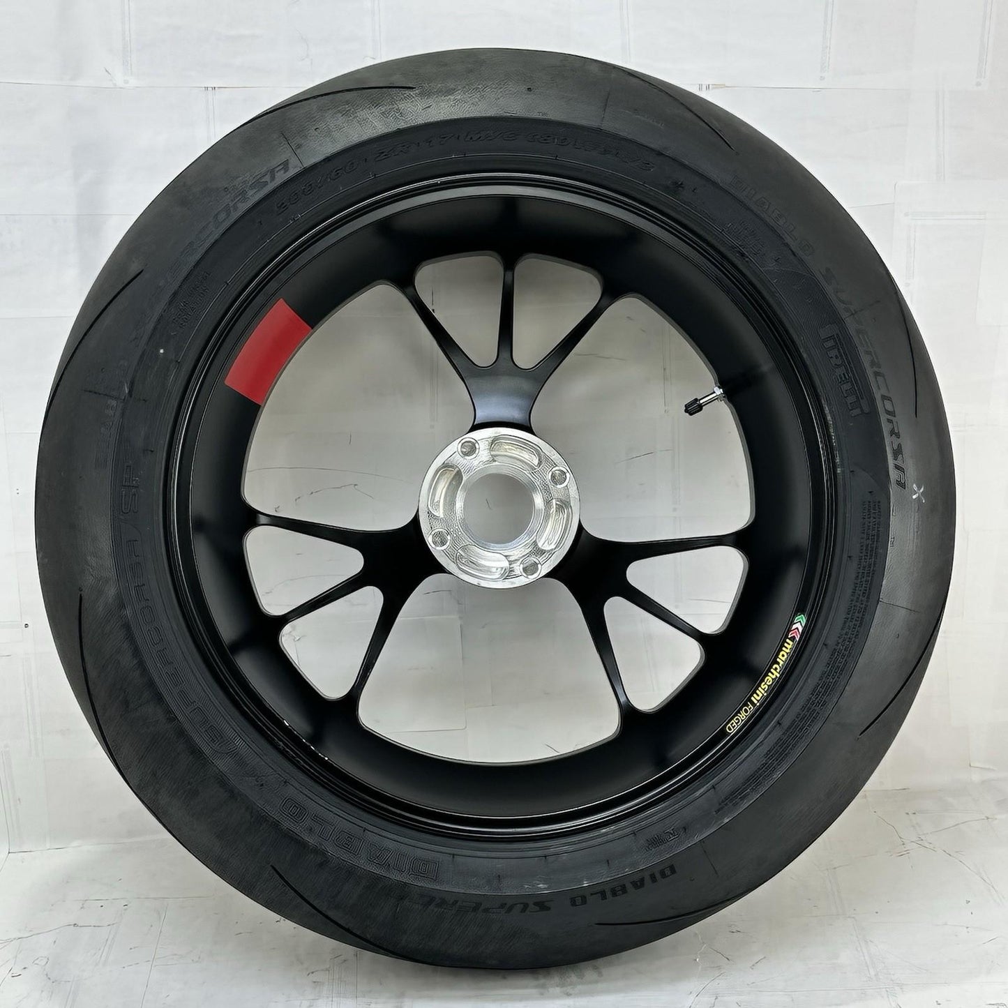 2018 - 2024 DUCATI PANIGALE V4S REAR WHEEL BACK RIM TIRE BLACK MARCHESINI FORGED