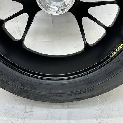 2018 - 2024 DUCATI PANIGALE V4S REAR WHEEL BACK RIM TIRE BLACK MARCHESINI FORGED