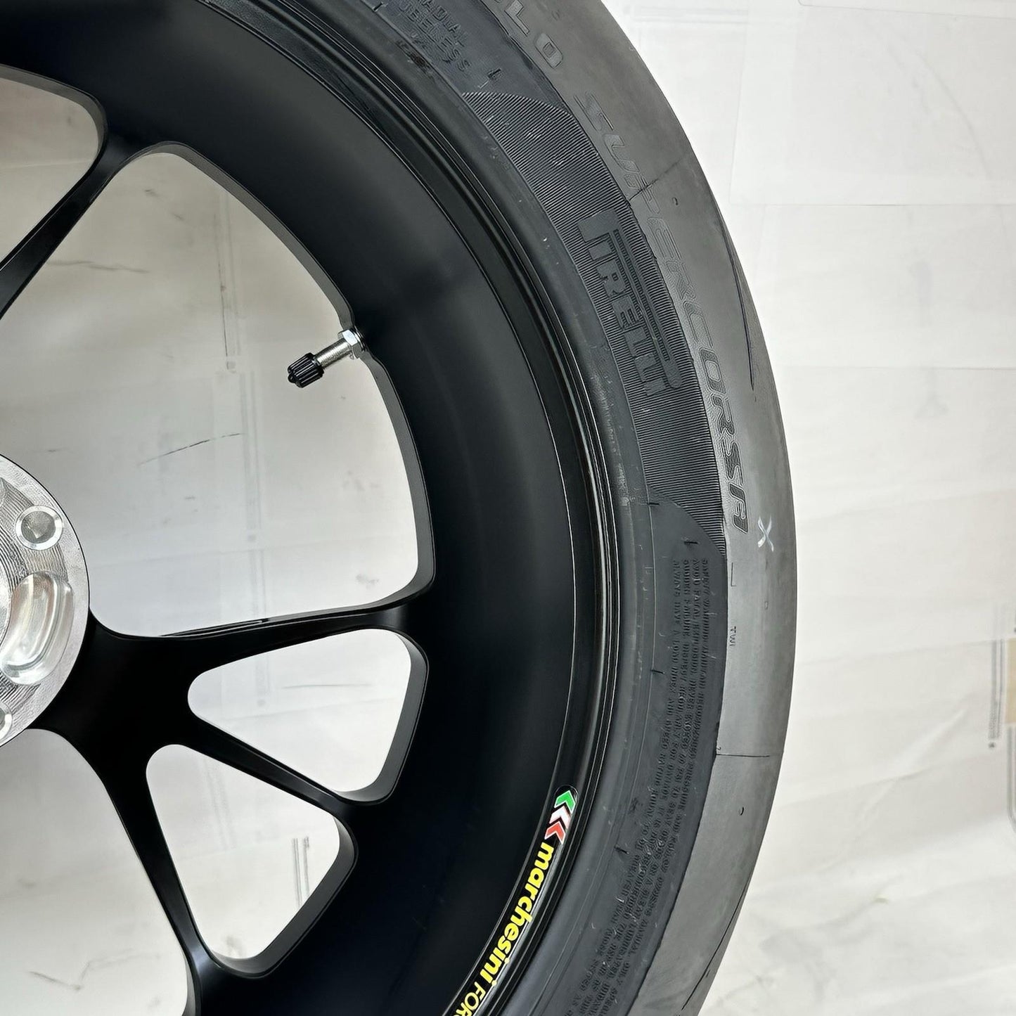 2018 - 2024 DUCATI PANIGALE V4S REAR WHEEL BACK RIM TIRE BLACK MARCHESINI FORGED