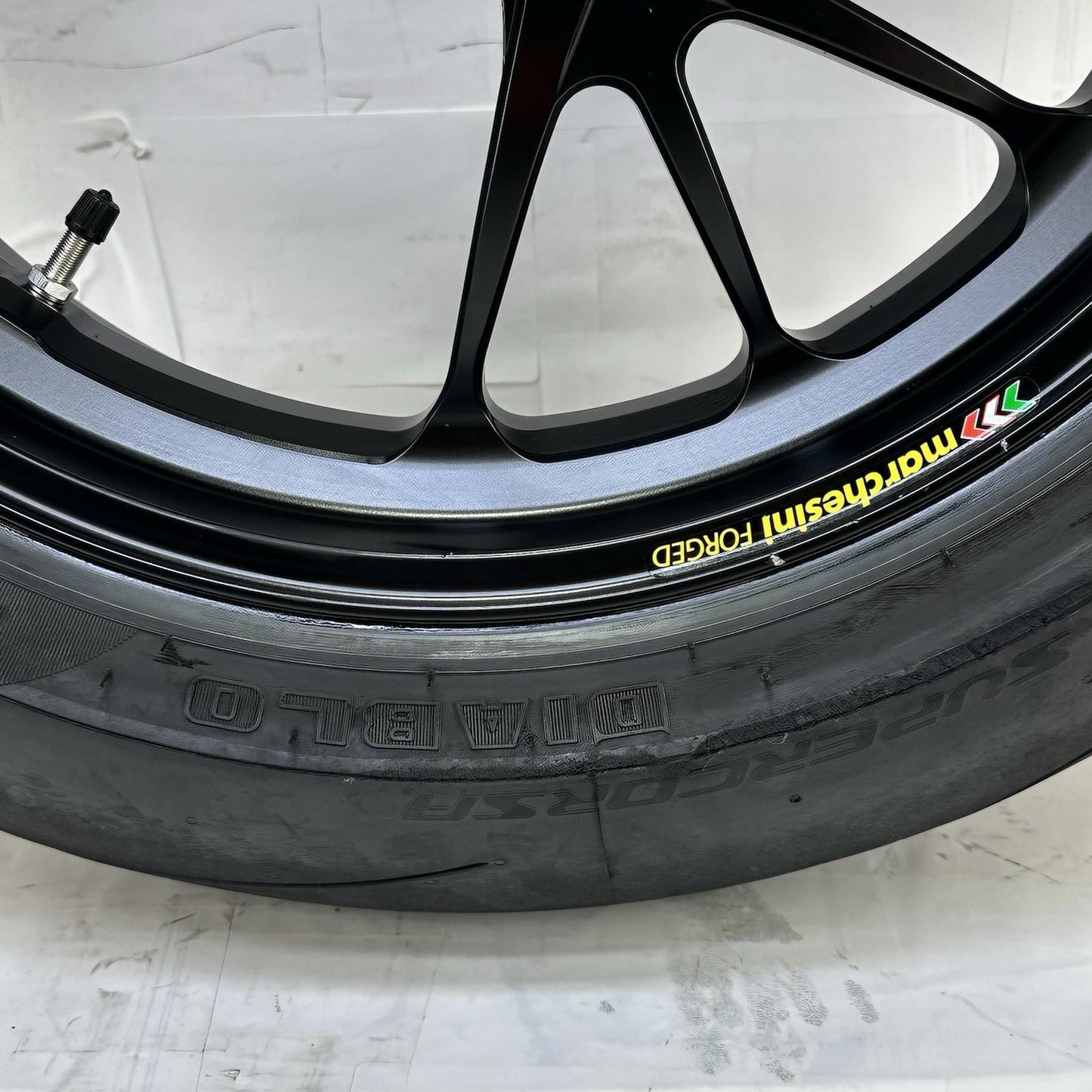 2018 - 2024 DUCATI PANIGALE V4S REAR WHEEL BACK RIM TIRE BLACK MARCHESINI FORGED