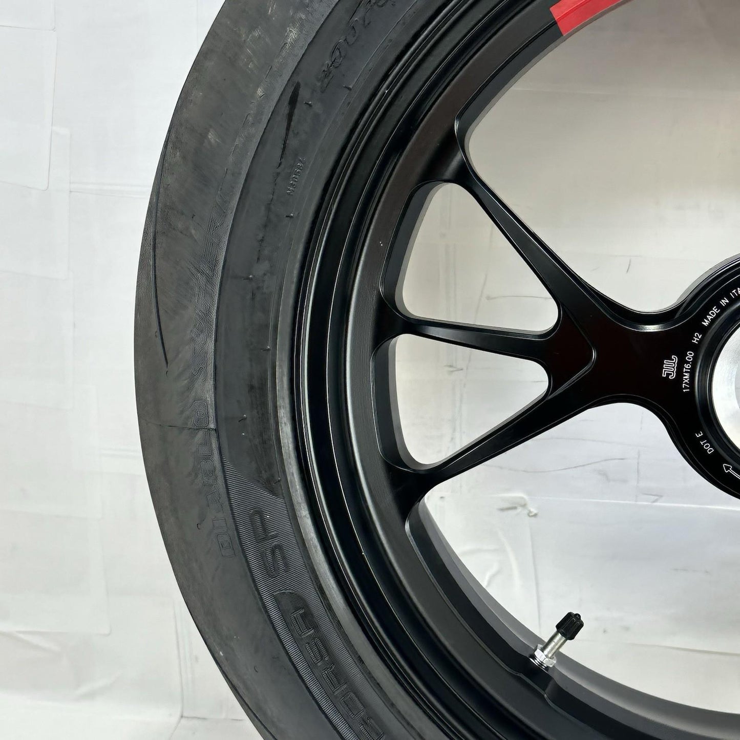 2018 - 2024 DUCATI PANIGALE V4S REAR WHEEL BACK RIM TIRE BLACK MARCHESINI FORGED