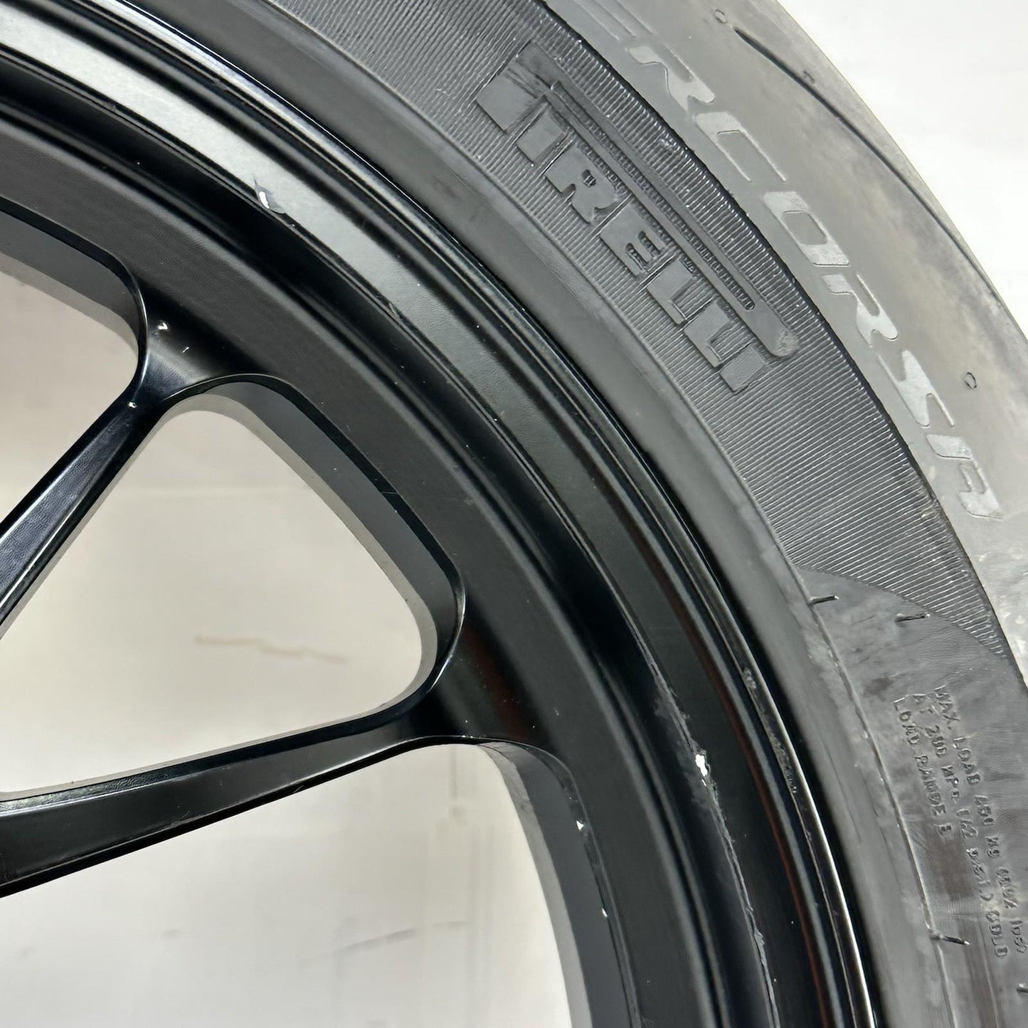 2018 - 2024 DUCATI PANIGALE V4S REAR WHEEL BACK RIM TIRE BLACK MARCHESINI FORGED