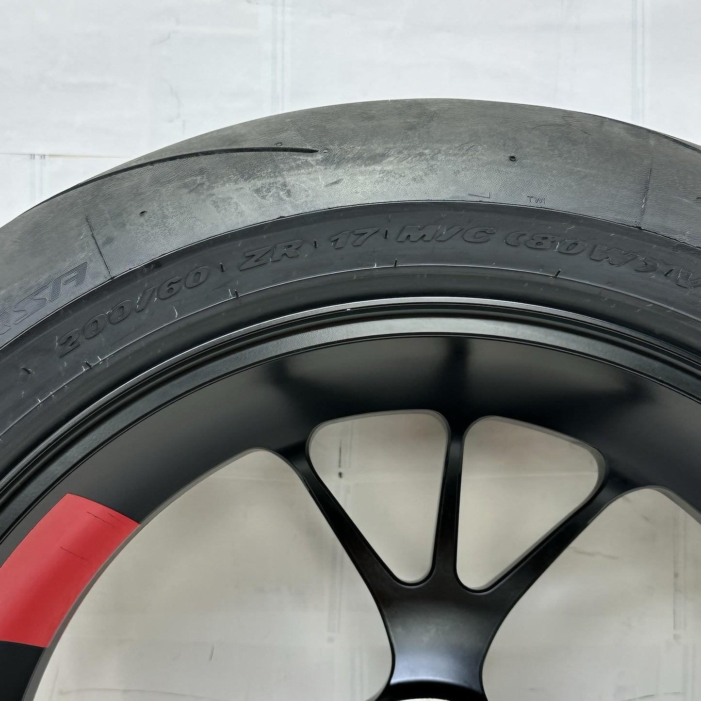 2018 - 2024 DUCATI PANIGALE V4S REAR WHEEL BACK RIM TIRE BLACK MARCHESINI FORGED