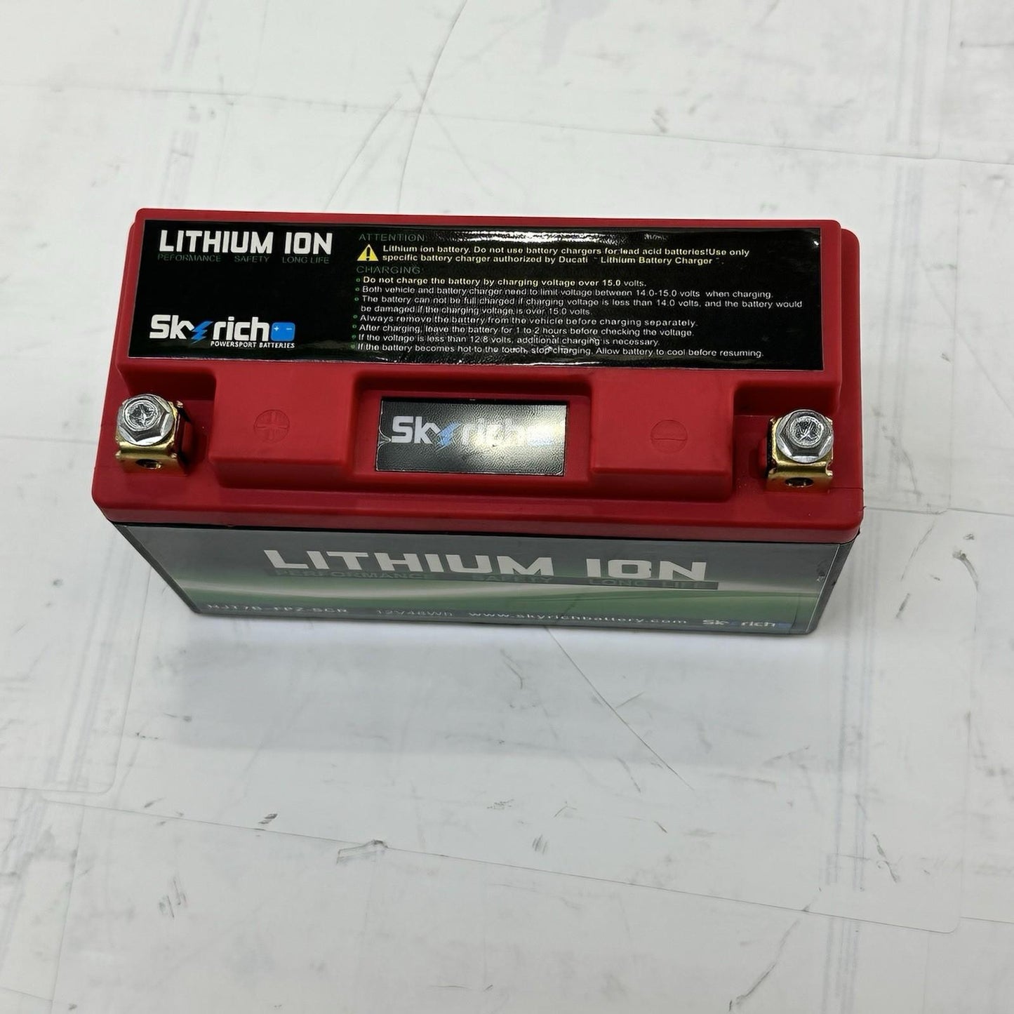 2018 - 2024 DUCATI PANIGALE V4S BATTERY LITHIUM ION 12V 48Wh SKY RICH