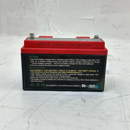 2018 - 2024 DUCATI PANIGALE V4S BATTERY LITHIUM ION 12V 48Wh SKY RICH