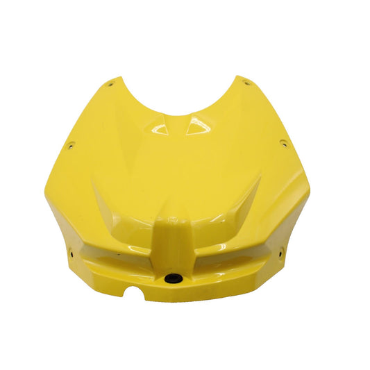 2009 - 2014 BMW S1000RR FUEL TANK COVER GAS PETROL FRONT YELLOW PLASTIC STOCK
