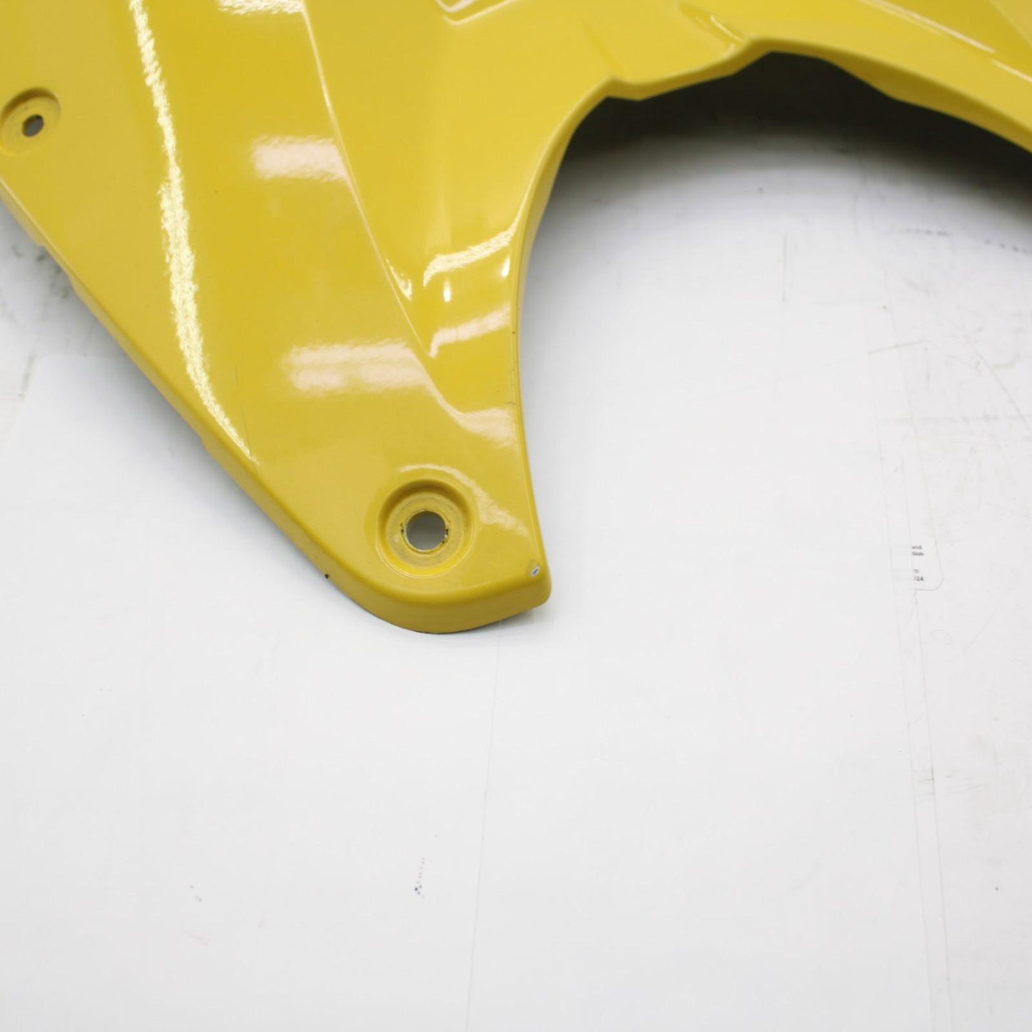 2009 - 2014 BMW S1000RR FUEL TANK COVER GAS PETROL FRONT YELLOW PLASTIC STOCK