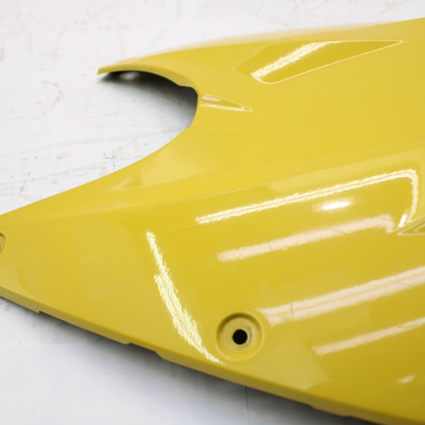 2009 - 2014 BMW S1000RR FUEL TANK COVER GAS PETROL FRONT YELLOW PLASTIC STOCK