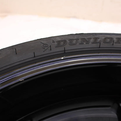 2010 - 2014 BMW S1000RR REAR WHEEL BACK DUNLOP TIRE BLACK STRAIGHT RIM STOCK