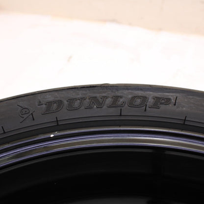 2010 - 2014 BMW S1000RR REAR WHEEL BACK DUNLOP TIRE BLACK STRAIGHT RIM STOCK