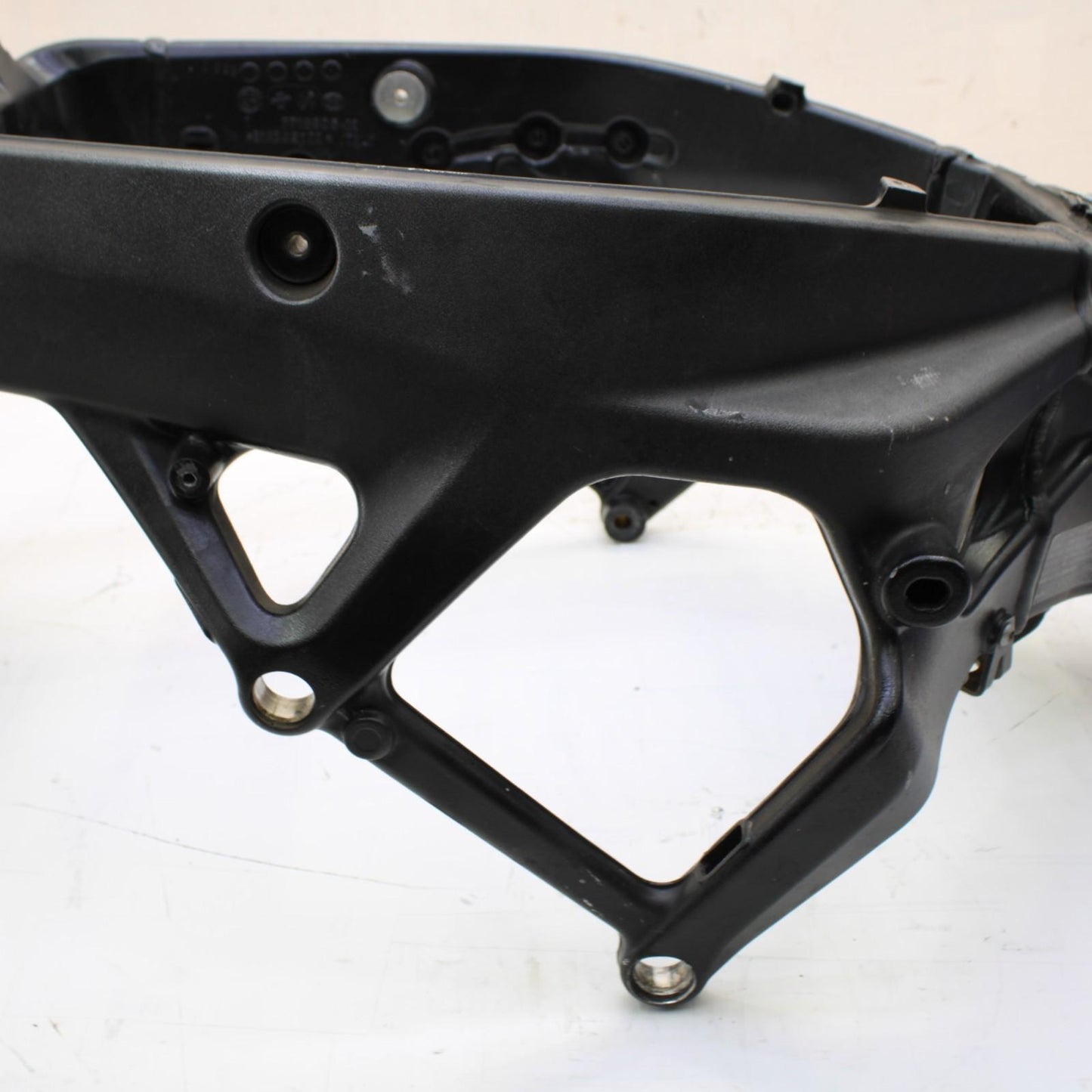 2009 - 2014 BMW S1000RR MAIN FRAME CHASSIS BLACK STRAIGHT STOCK NECK