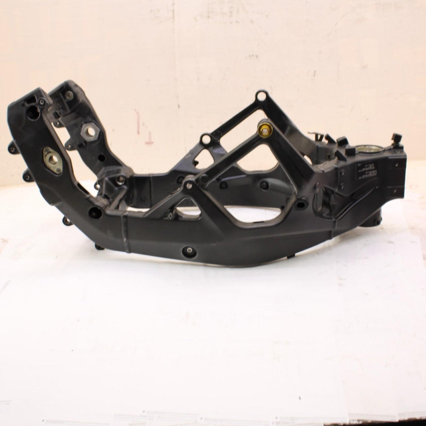 2009 - 2014 BMW S1000RR MAIN FRAME CHASSIS BLACK STRAIGHT STOCK NECK