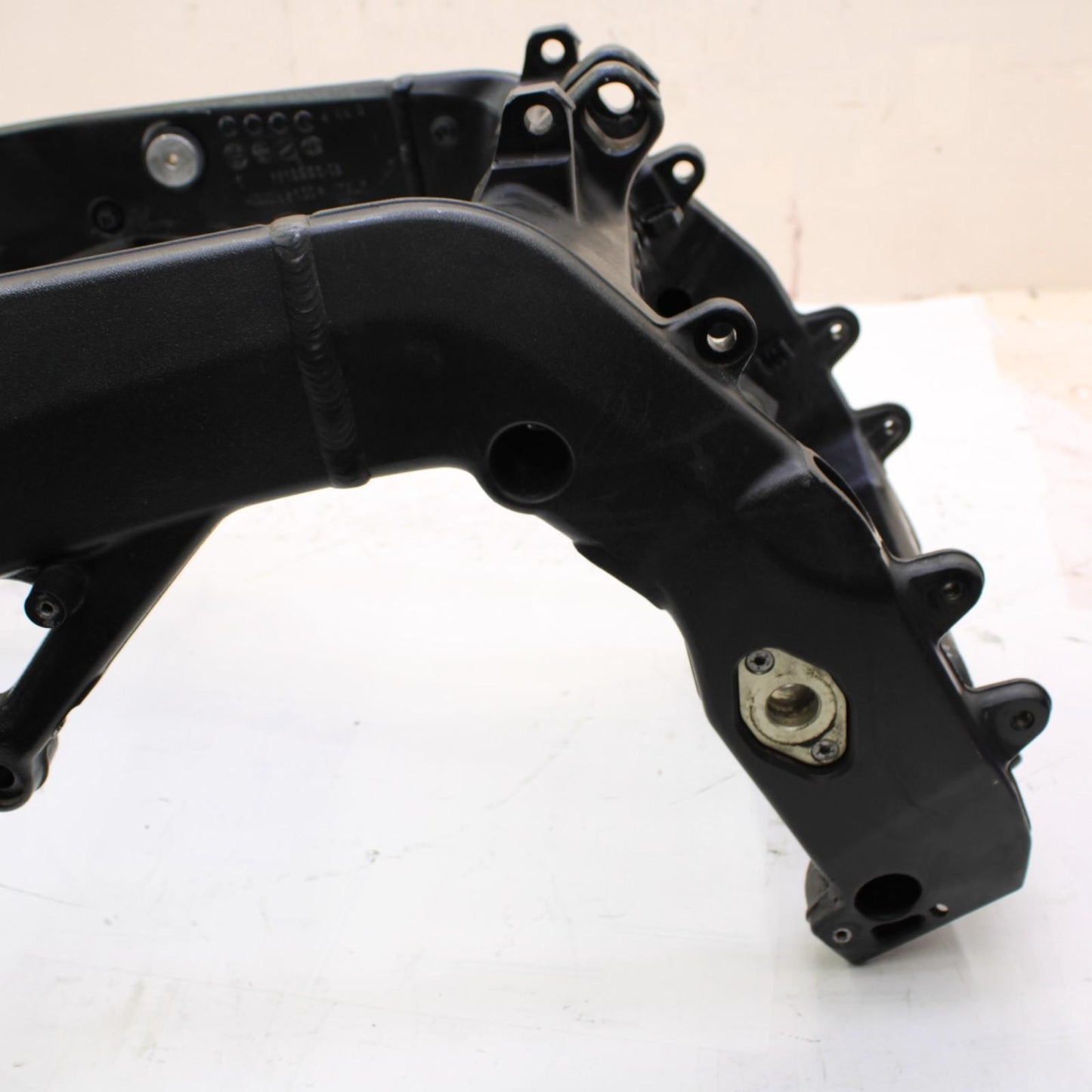 2009 - 2014 BMW S1000RR MAIN FRAME CHASSIS BLACK STRAIGHT STOCK NECK