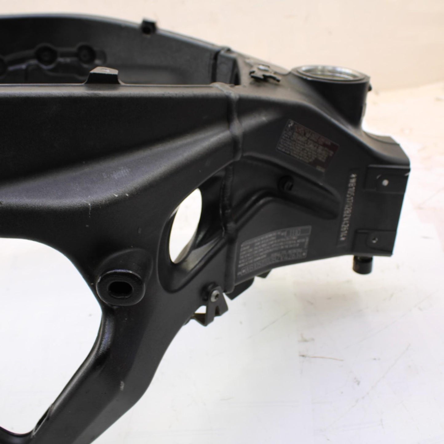 2009 - 2014 BMW S1000RR MAIN FRAME CHASSIS BLACK STRAIGHT STOCK NECK