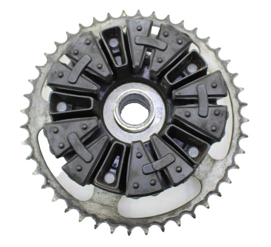 2009 - 2014 BMW S1000RR REAR SPROCKET DRIVE CHAIN BACK WHEEL HUB SILVER STOCK