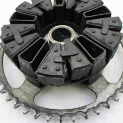 2009 - 2014 BMW S1000RR REAR SPROCKET DRIVE CHAIN BACK WHEEL HUB SILVER STOCK