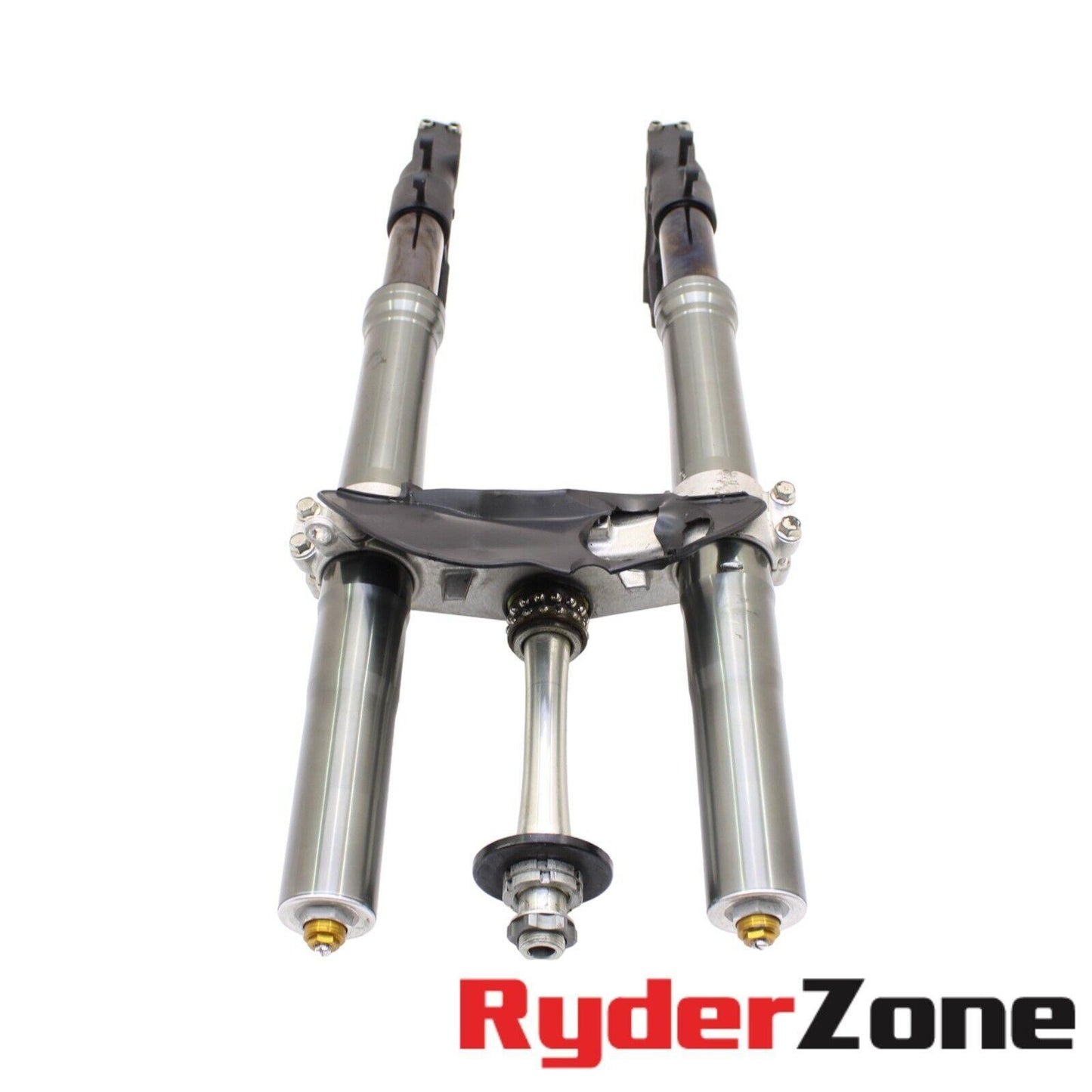 2022 2023 SUZUKI HAYABUSA FORKS FRONT SUSPENSION TUBE TRIPLE TREE * BENT *