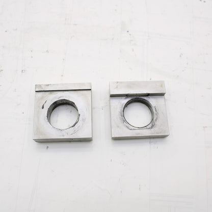 2010 - 2014 BMW S1000RR REAR AXLE WHEEL BOLT BLOCK SPACER PIVOT STRAIGHT SILVER