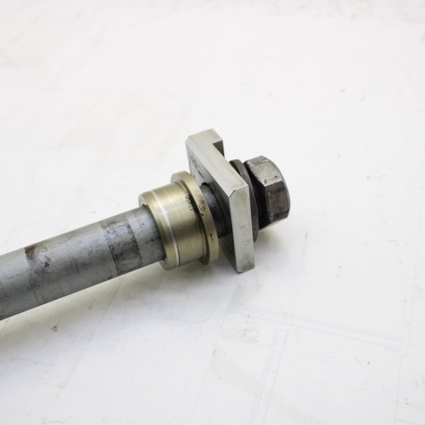 2010 - 2014 BMW S1000RR REAR AXLE WHEEL BOLT BLOCK SPACER PIVOT STRAIGHT SILVER