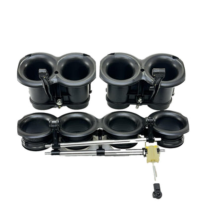 2009 - 2014 YAMAHA YZF R1 VELOCITY STACKS AIR BOX INTAKE SET STOCK
