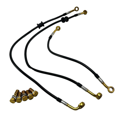 2009 - 2014 YAMAHA YZF R1 BRAKE LINES CALIPER HOSES PIPES FRONT REAR SET STOCK