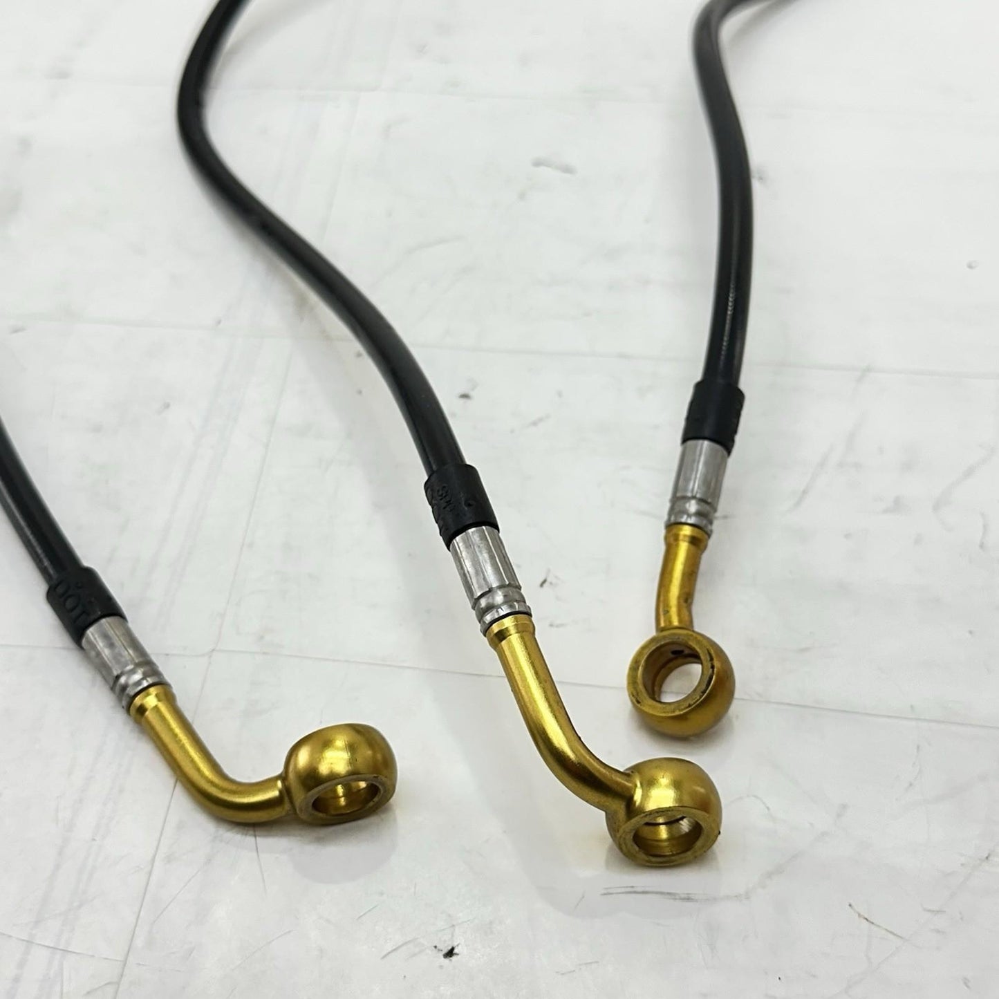 2009 - 2014 YAMAHA YZF R1 BRAKE LINES CALIPER HOSES PIPES FRONT REAR SET STOCK