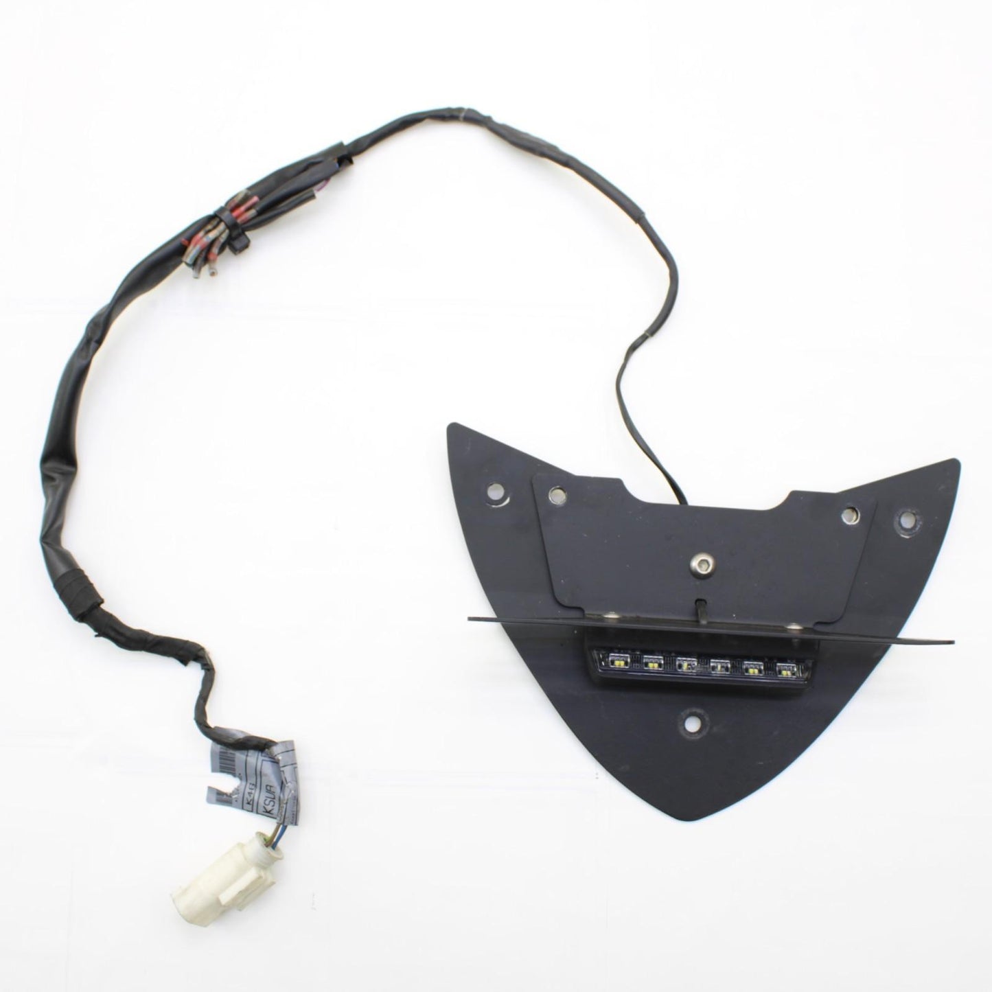 2009 - 2014 BMW S1000RR REAR LICENSE PLATE BRACKET WIRING BLACK STOCK