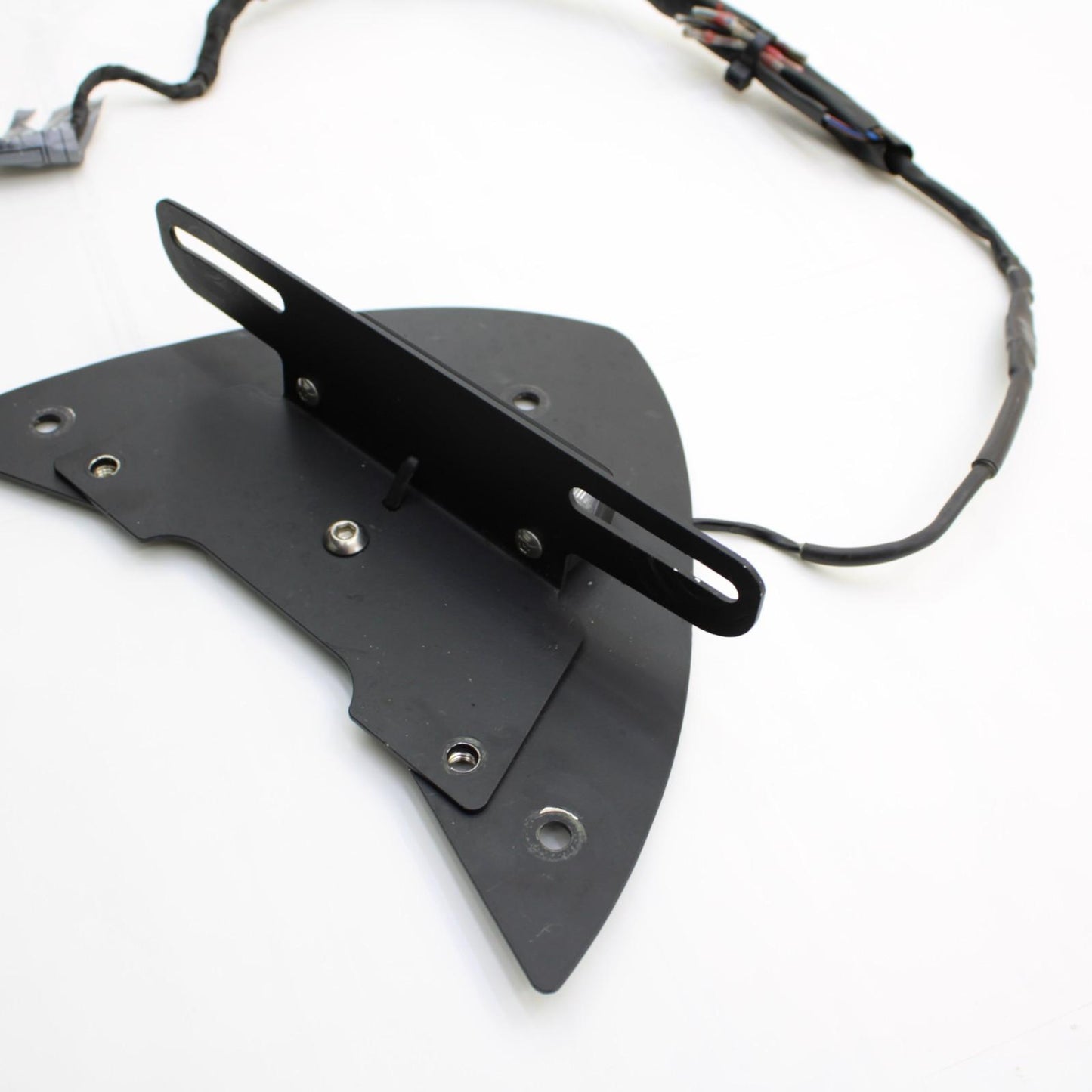 2009 - 2014 BMW S1000RR REAR LICENSE PLATE BRACKET WIRING BLACK STOCK