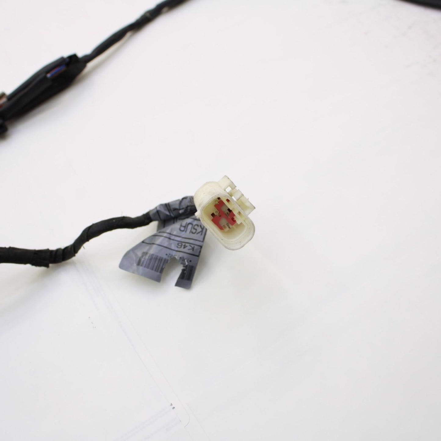 2009 - 2014 BMW S1000RR REAR LICENSE PLATE BRACKET WIRING BLACK STOCK