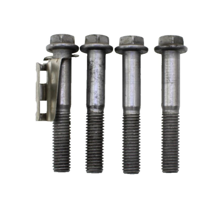 2010 - 2014 BMW S1000RR FRONT CALIPER BOLTS MOUNT SILVER STRAIGHT STOCK