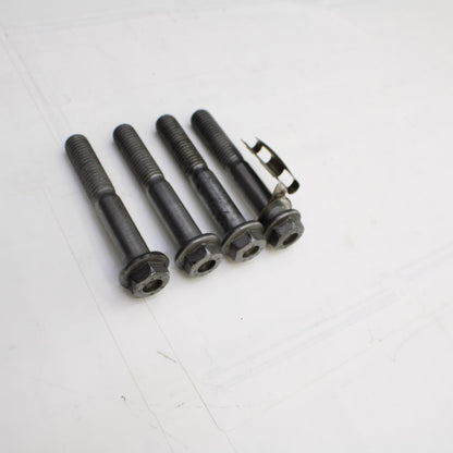 2010 - 2014 BMW S1000RR FRONT CALIPER BOLTS MOUNT SILVER STRAIGHT STOCK
