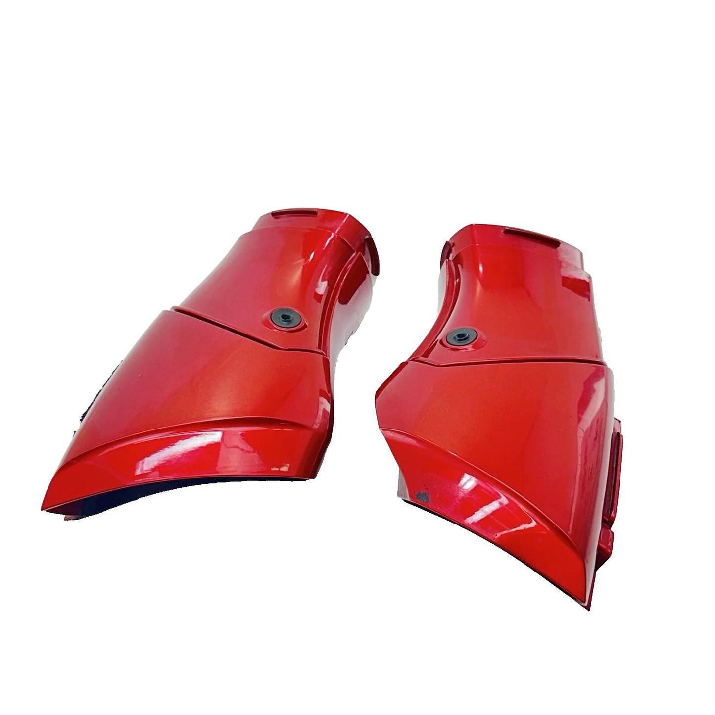 2009 - 2014 YAMAHA YZF R1 AIR INTAKE DUCTS RAM TUBES PAIR RED STOCK