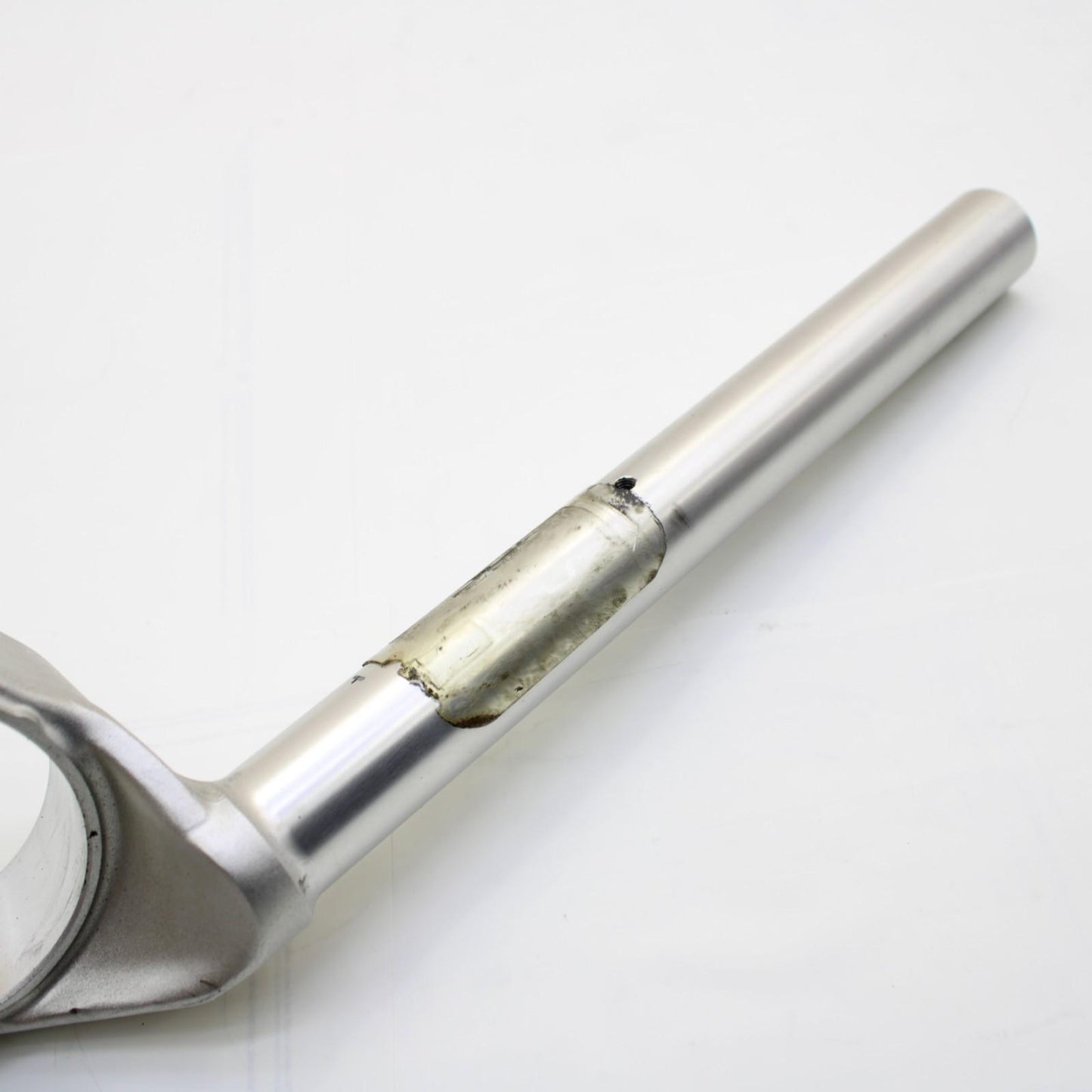 2009 - 2014 BMW S1000RR RIGHT CLIP ON HANDLE BAR STRAIGHT SILVER STOCK