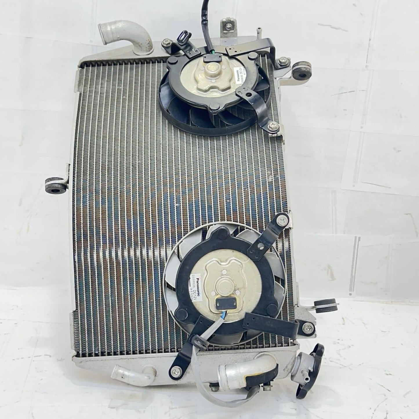 2009 - 2014 YAMAHA YZF R1 RADIATOR COOLING FANS ENGINE MOTOR COOLER SET STOCK