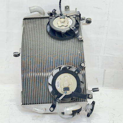 2009 - 2014 YAMAHA YZF R1 RADIATOR COOLING FANS ENGINE MOTOR COOLER SET STOCK
