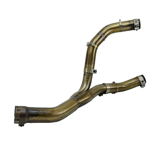 2009 - 2014 YAMAHA YZF R1 EXHAUST MID PIPES HEADER MUFFLER DOWNPIPES STOCK