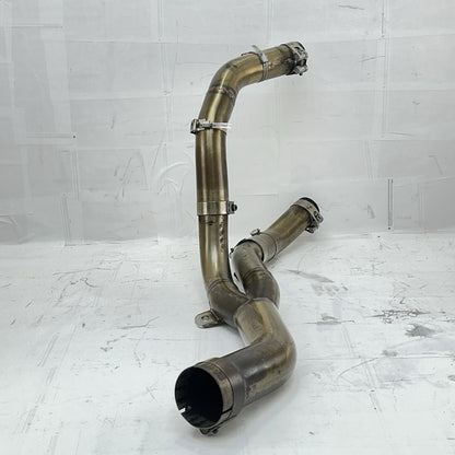 2009 - 2014 YAMAHA YZF R1 EXHAUST MID PIPES HEADER MUFFLER DOWNPIPES STOCK