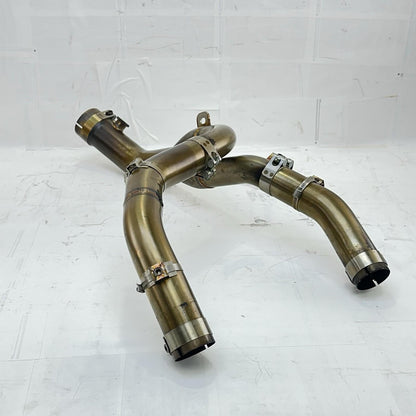 2009 - 2014 YAMAHA YZF R1 EXHAUST MID PIPES HEADER MUFFLER DOWNPIPES STOCK