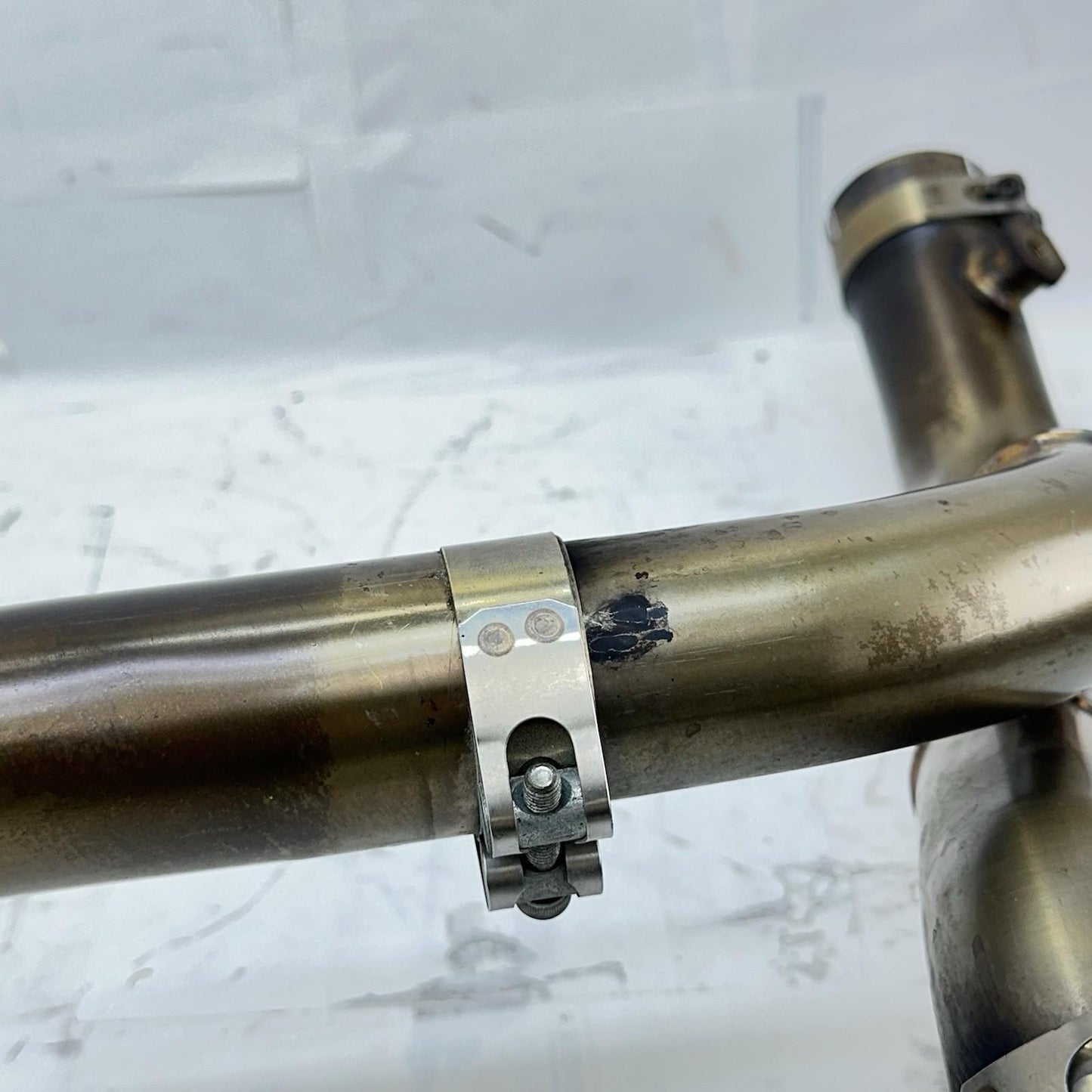 2009 - 2014 YAMAHA YZF R1 EXHAUST MID PIPES HEADER MUFFLER DOWNPIPES STOCK