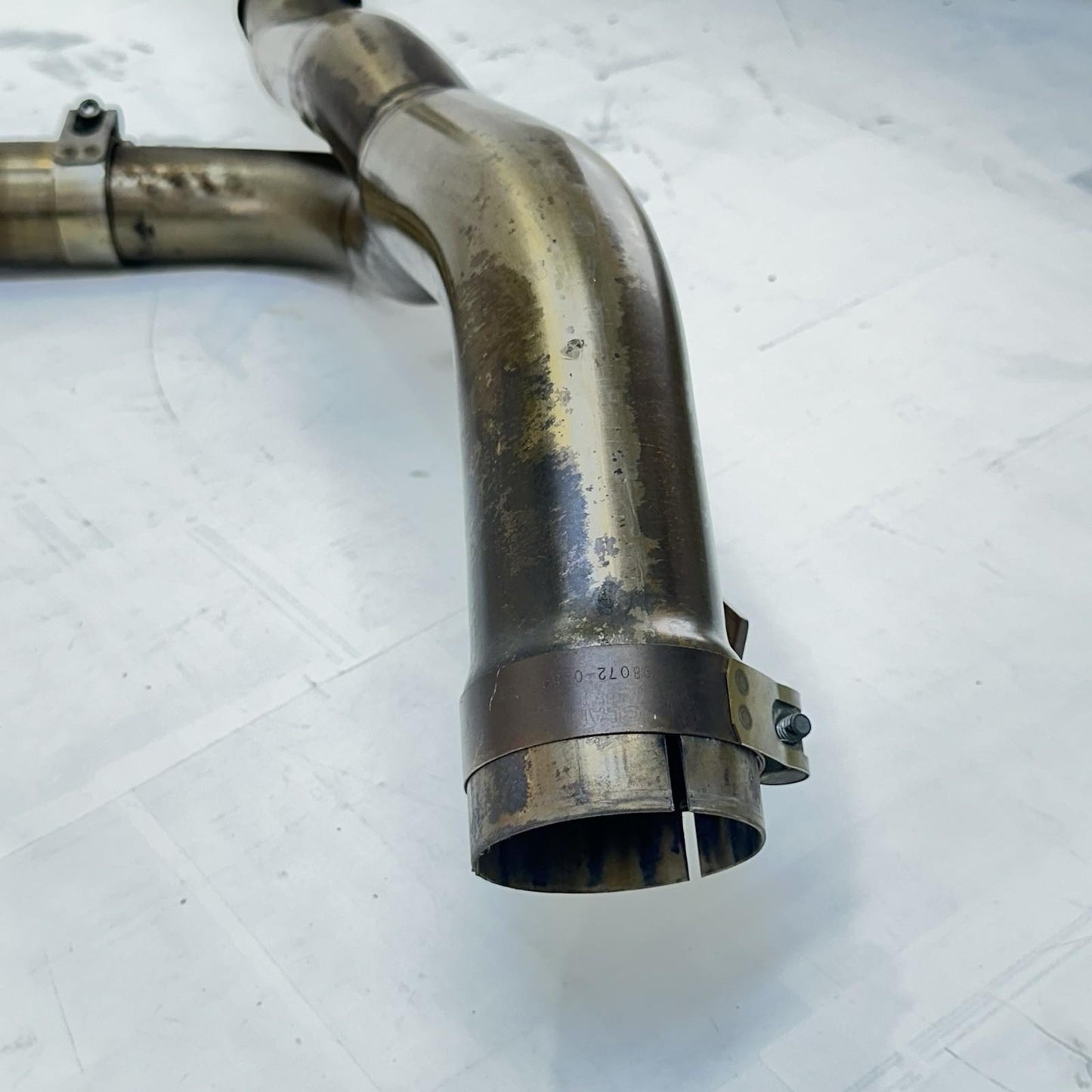 2009 - 2014 YAMAHA YZF R1 EXHAUST MID PIPES HEADER MUFFLER DOWNPIPES STOCK