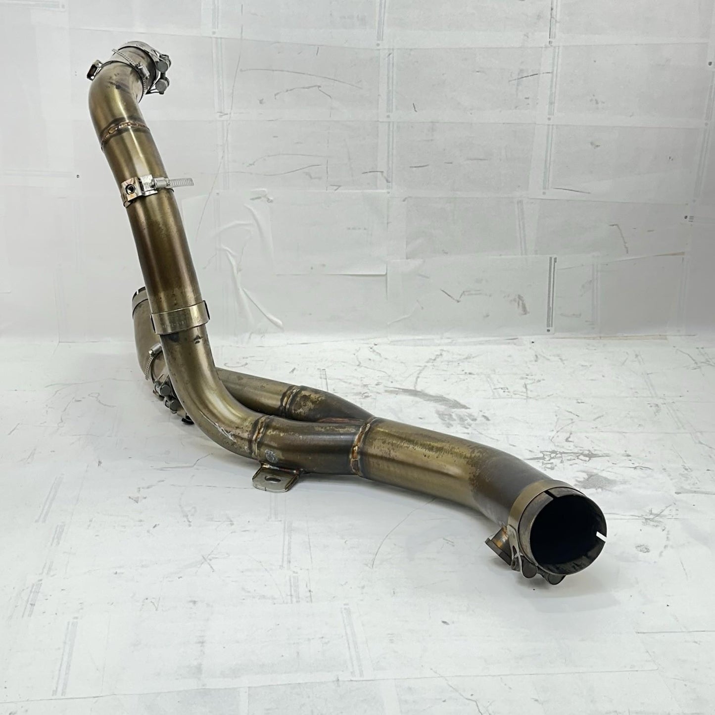 2009 - 2014 YAMAHA YZF R1 EXHAUST MID PIPES HEADER MUFFLER DOWNPIPES STOCK