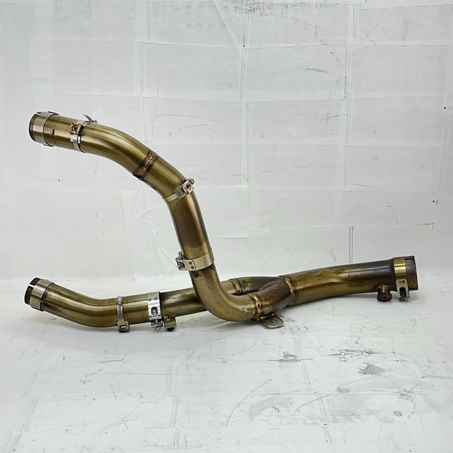 2009 - 2014 YAMAHA YZF R1 EXHAUST MID PIPES HEADER MUFFLER DOWNPIPES STOCK
