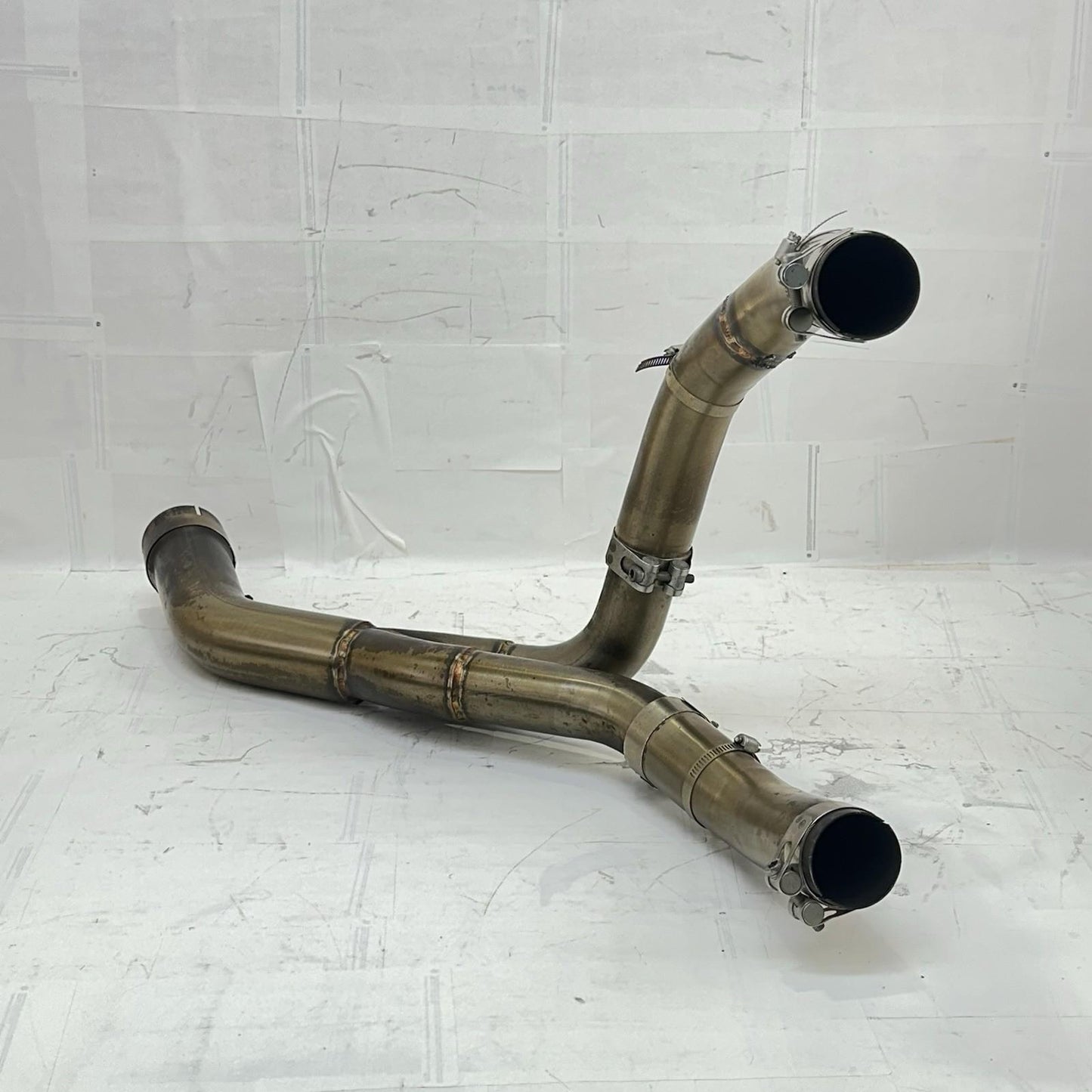 2009 - 2014 YAMAHA YZF R1 EXHAUST MID PIPES HEADER MUFFLER DOWNPIPES STOCK