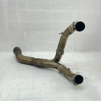 2009 - 2014 YAMAHA YZF R1 EXHAUST MID PIPES HEADER MUFFLER DOWNPIPES STOCK