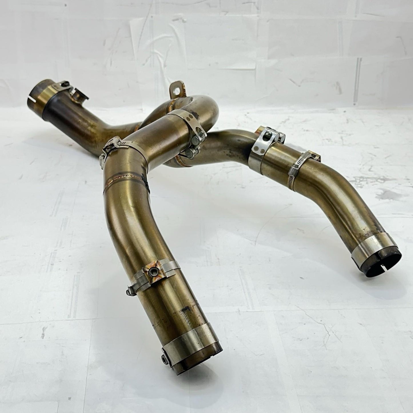 2009 - 2014 YAMAHA YZF R1 EXHAUST MID PIPES HEADER MUFFLER DOWNPIPES STOCK